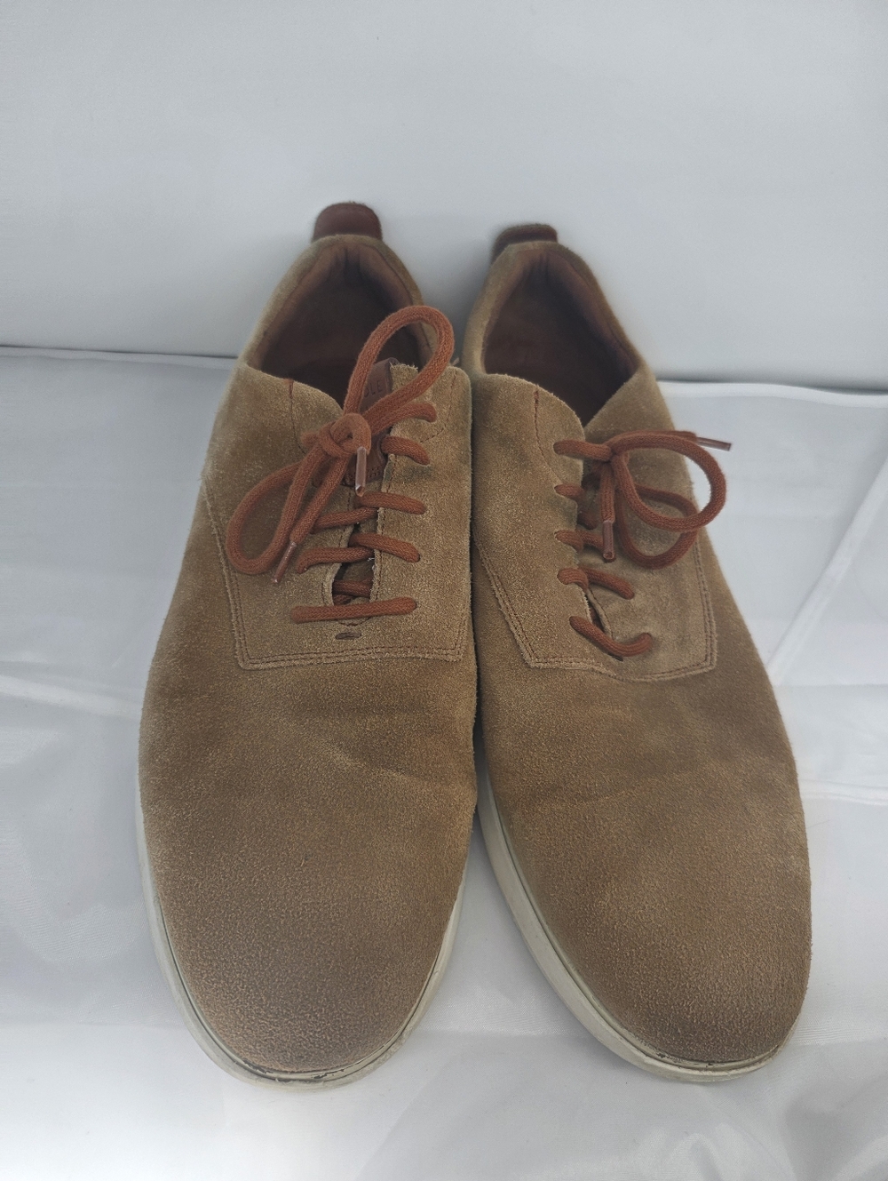 Cole Haan Grand OS Mens Size 13 M Brown Suede Casual Oxford Sneaker C26363